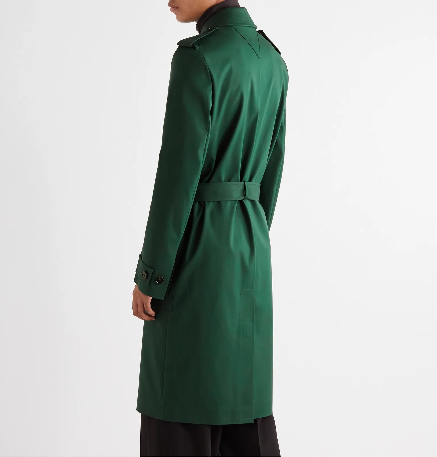 Cotton-Blend Trench Coat - 4