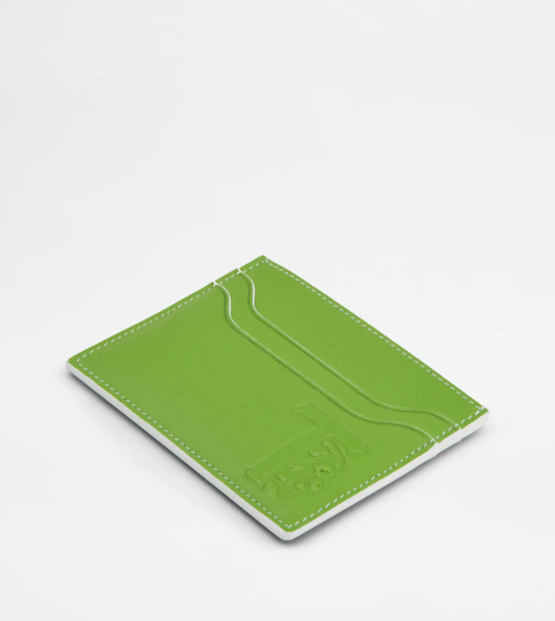 CREDIT CARD HOLDER IN LEATHER - GREEN - 3