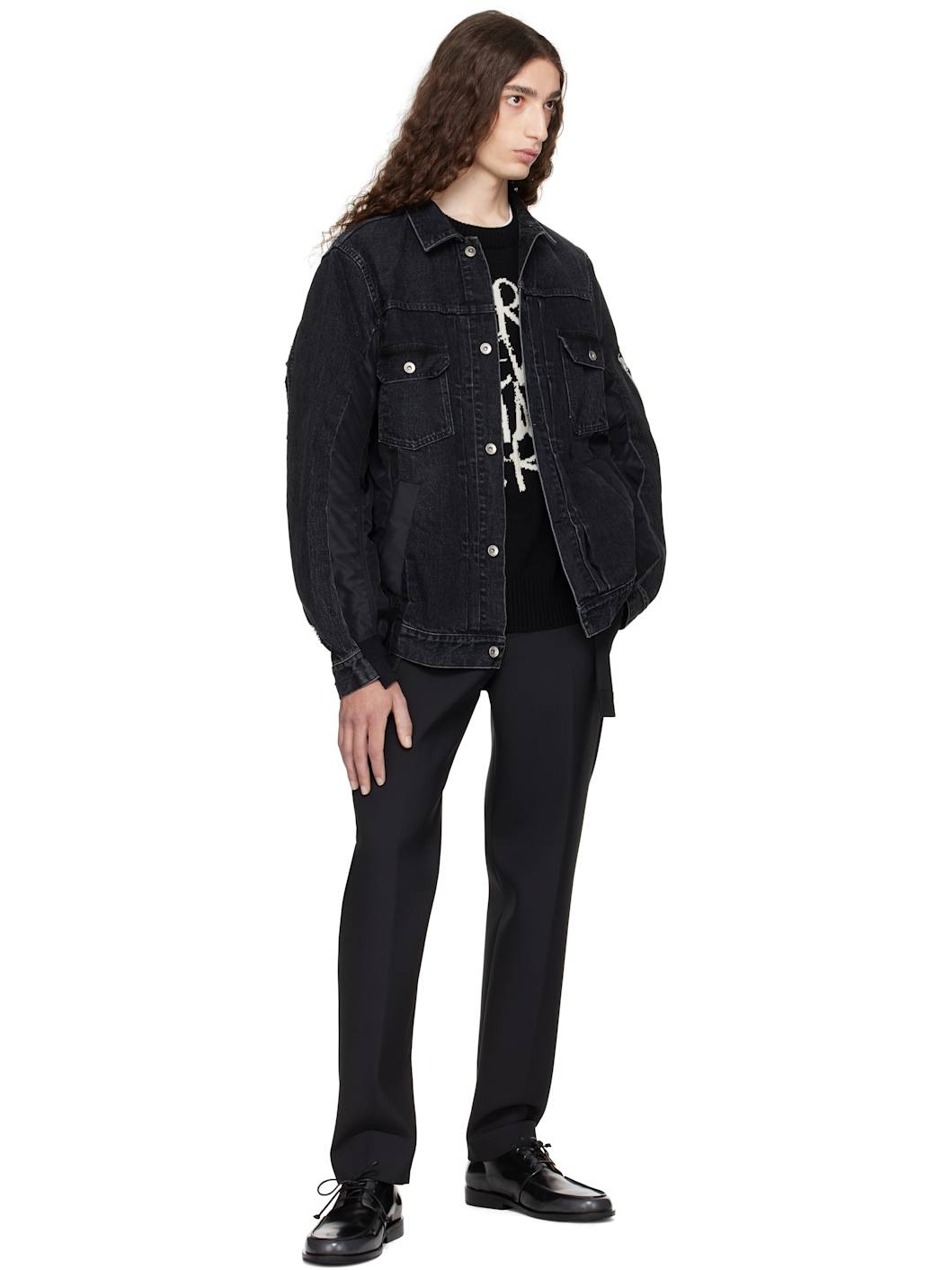 Black Suiting Trousers - 4