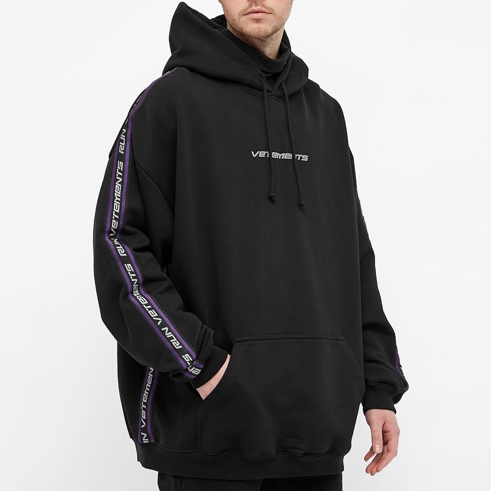 VETEMENTS Logo Taped Oversized Hoody - 4