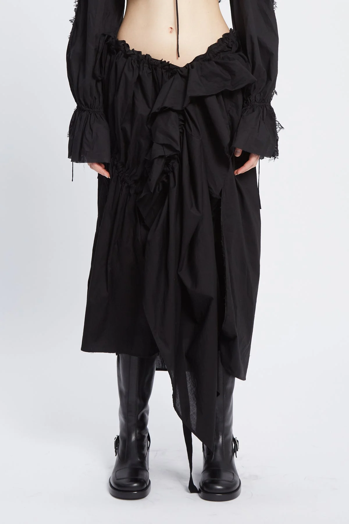 Maike Midi Ruffled Skirt - 1