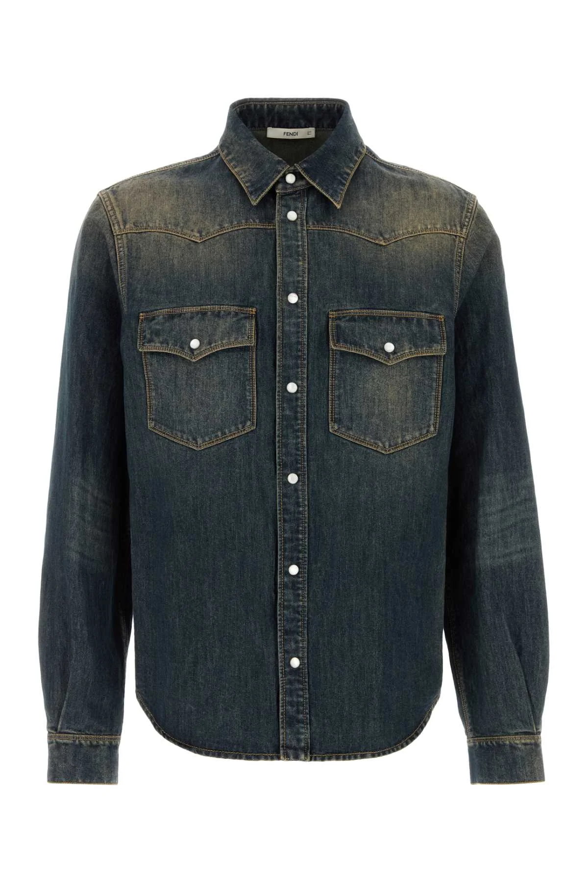 Fendi Men Denim Shirt - 1