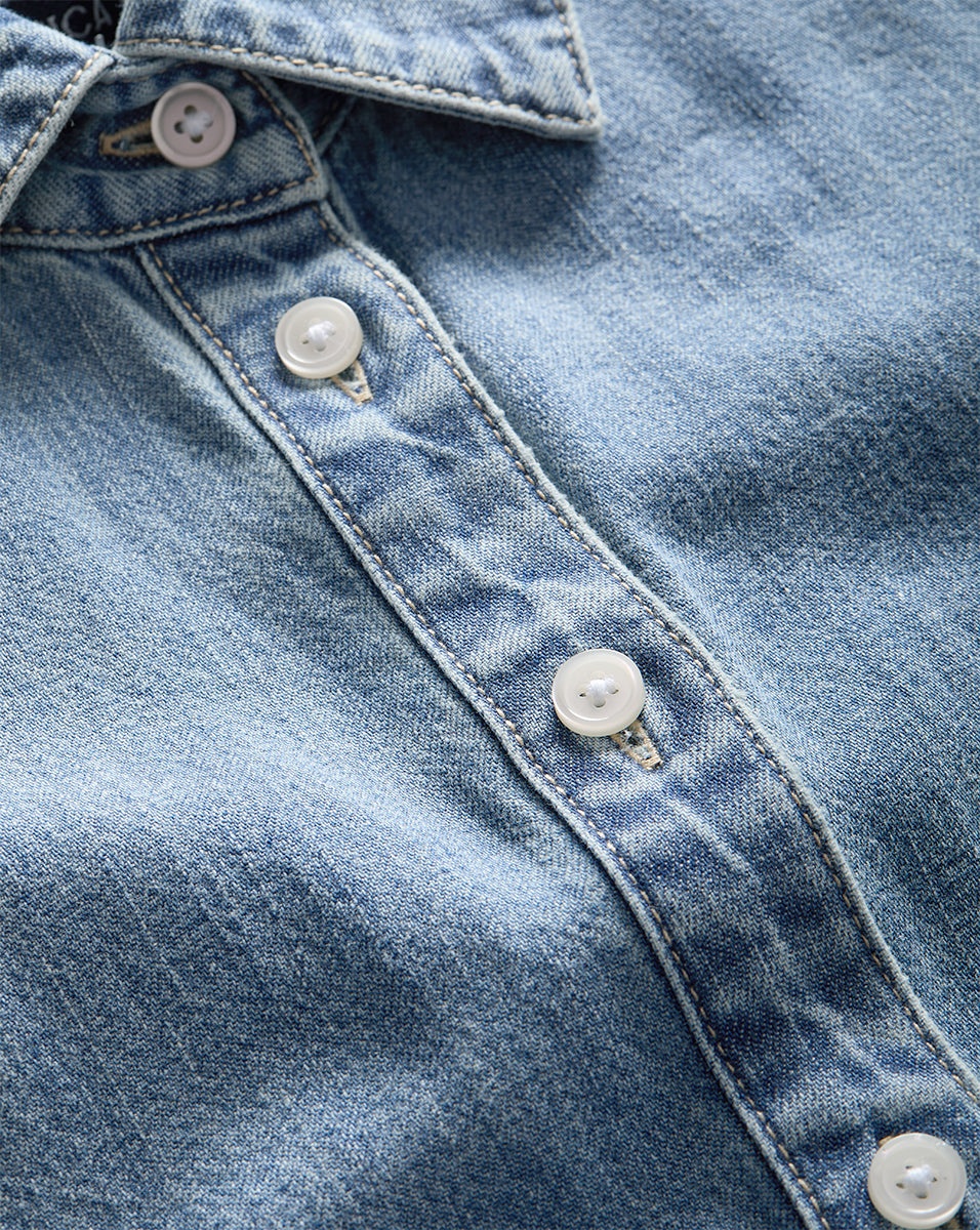 FULLER DENIM MIDI DRESS - 5