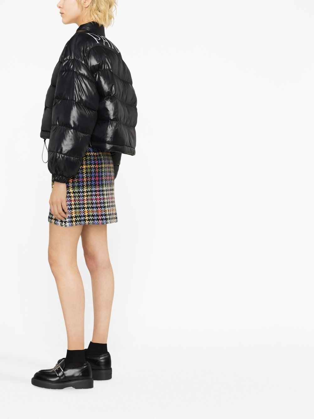 cropped puffer jacket - 3