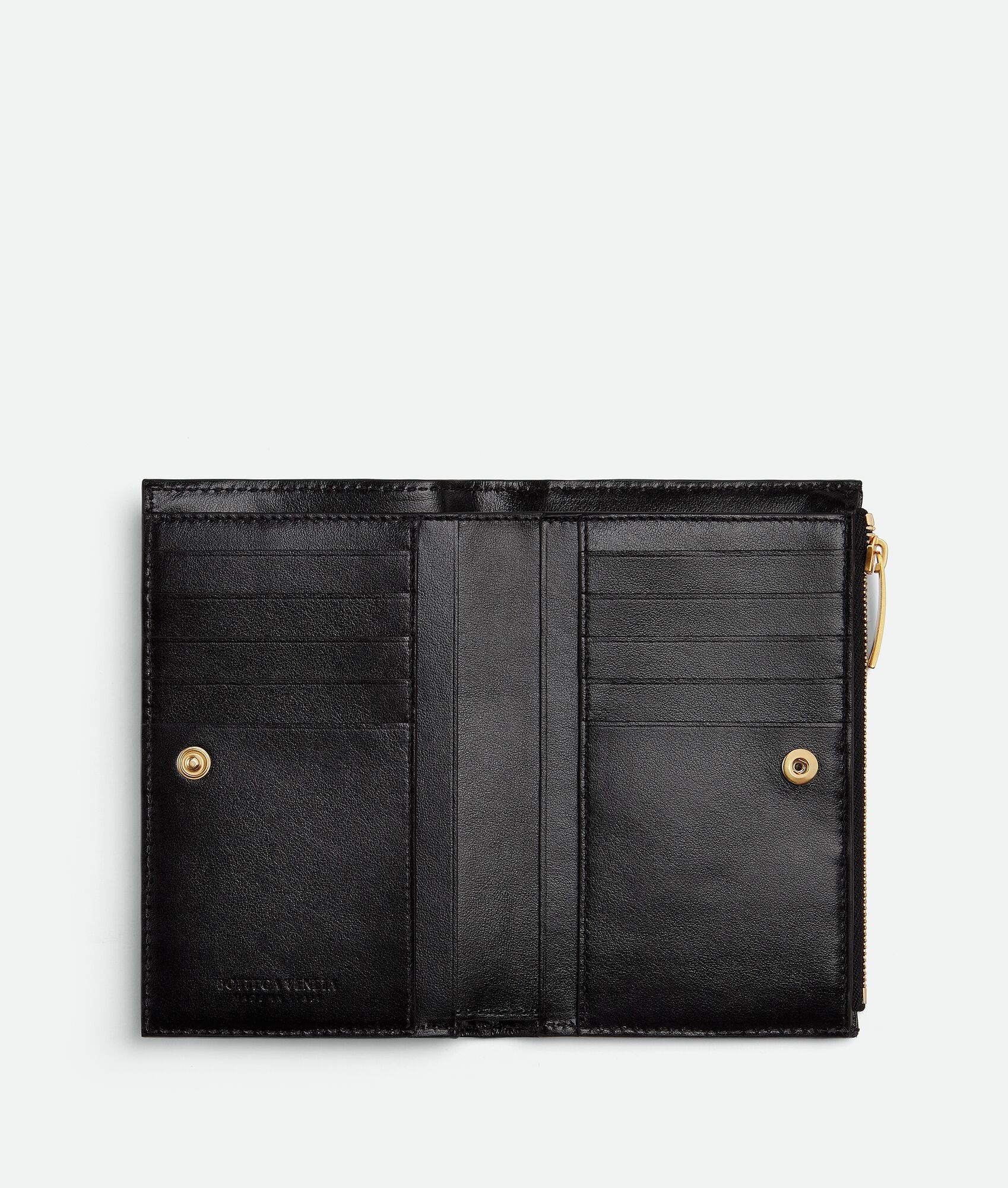 Medium Intrecciato Bi-Fold Zip Wallet - 2