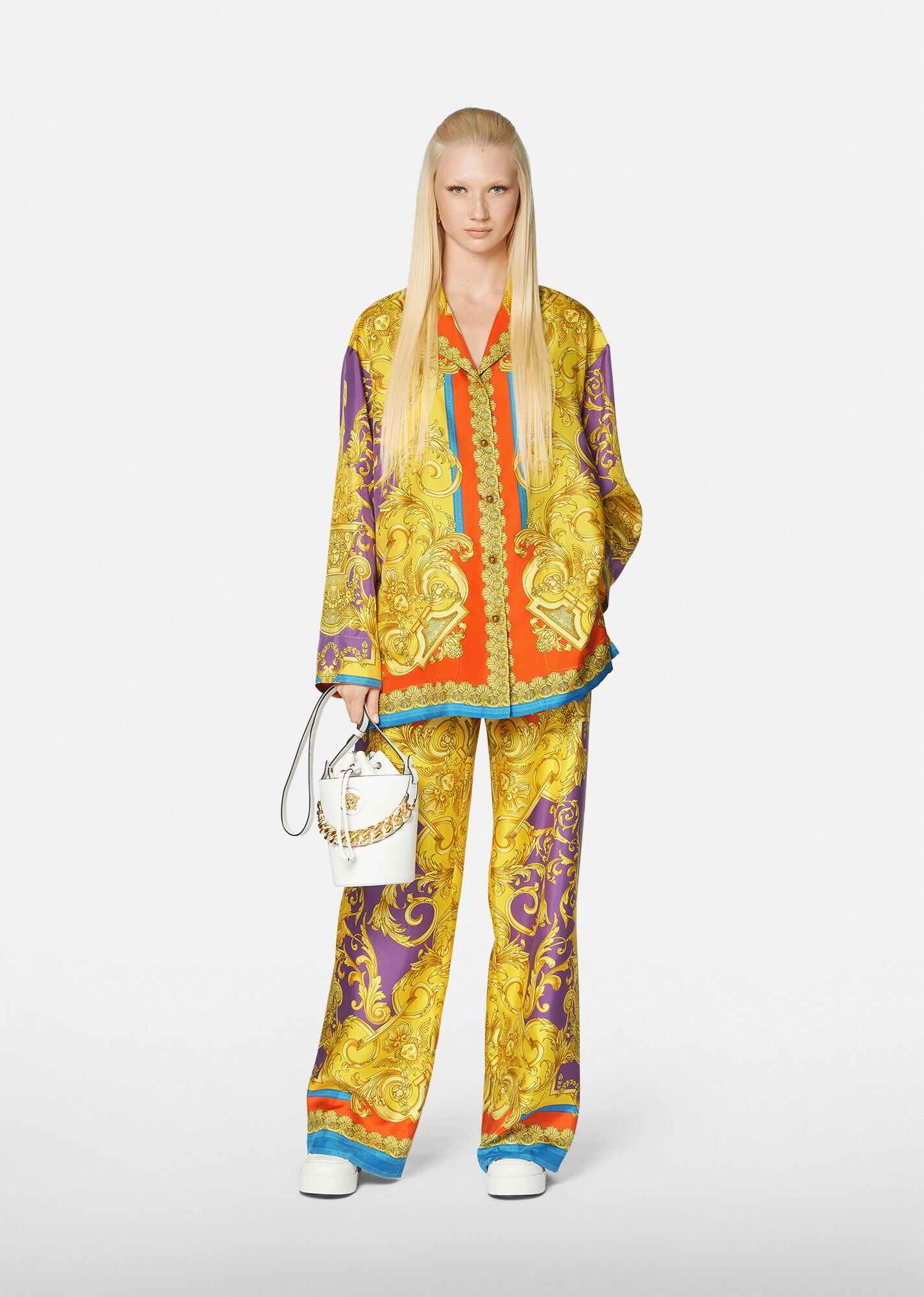 Barocco Goddess Silk Overshirt - 4