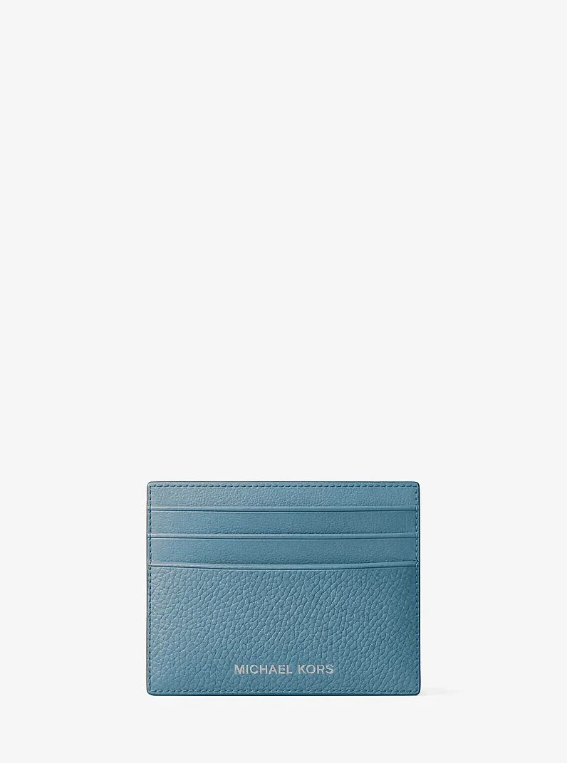 Cooper Pebbled Leather Card Case - 1