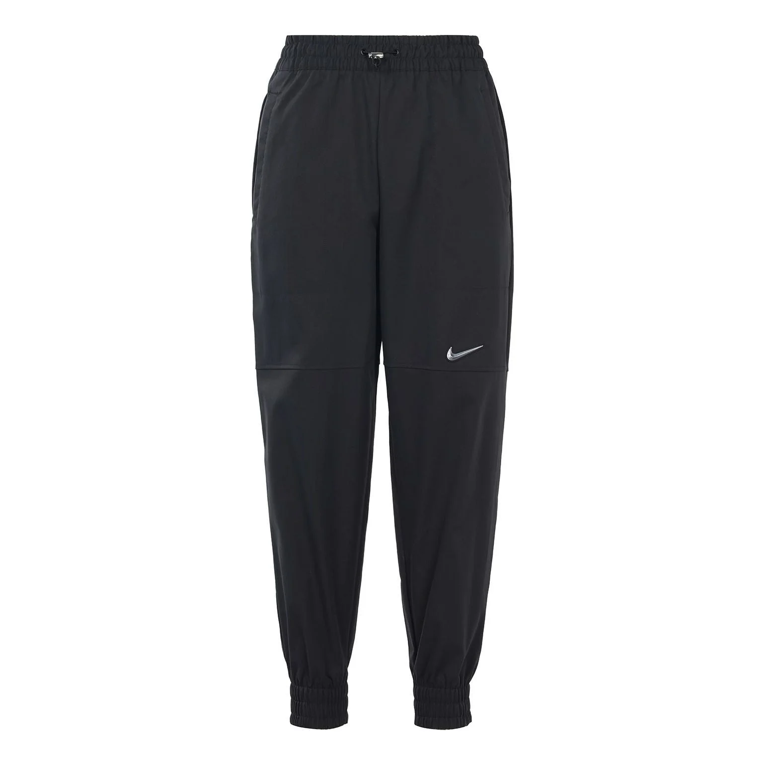 (WMNS) Nike Sportswear Swoosh 3D Logo Woven Sports Pants/Trousers/Joggers Autumn Black CZ8910-010 - 1