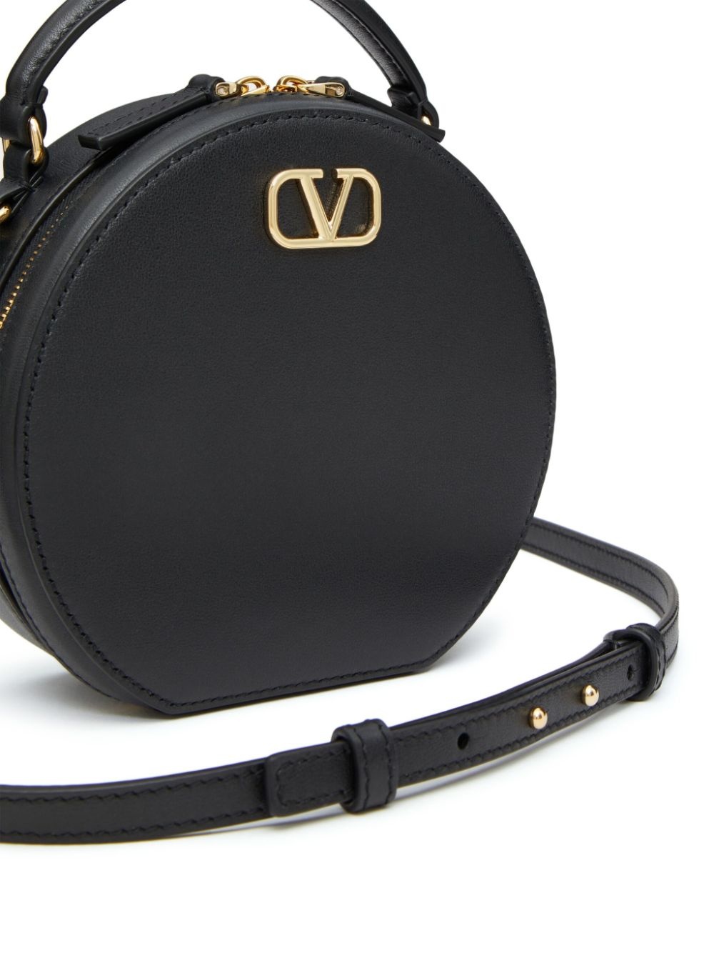 VLogo Signature leather mini bag - 6