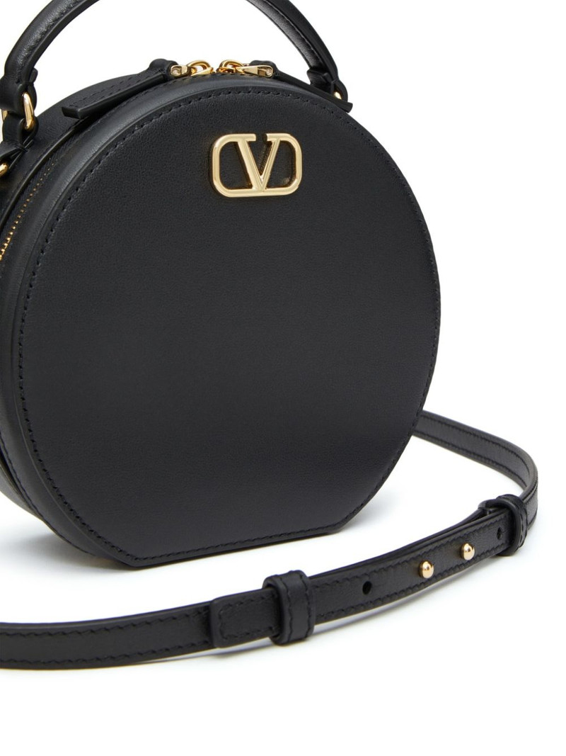 VLogo Signature leather mini bag 6