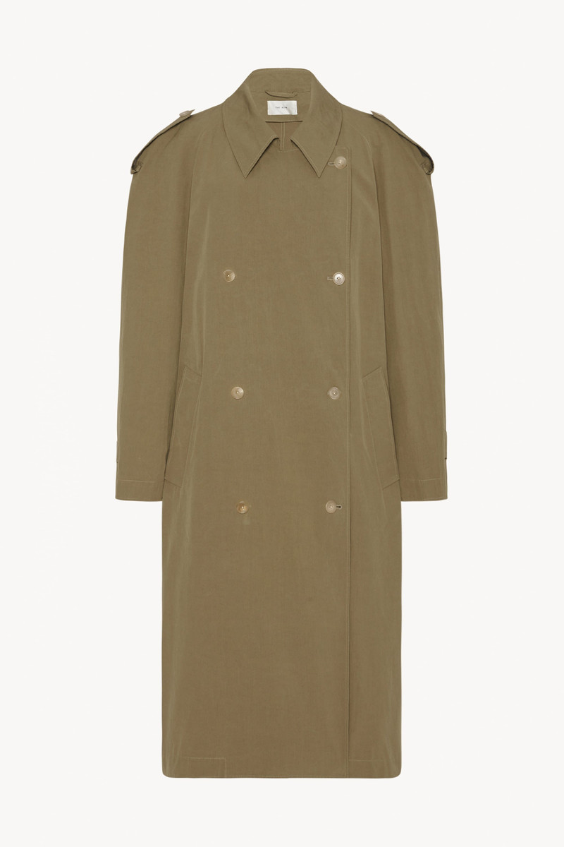 The Row Denver Coat in Cotton outlook