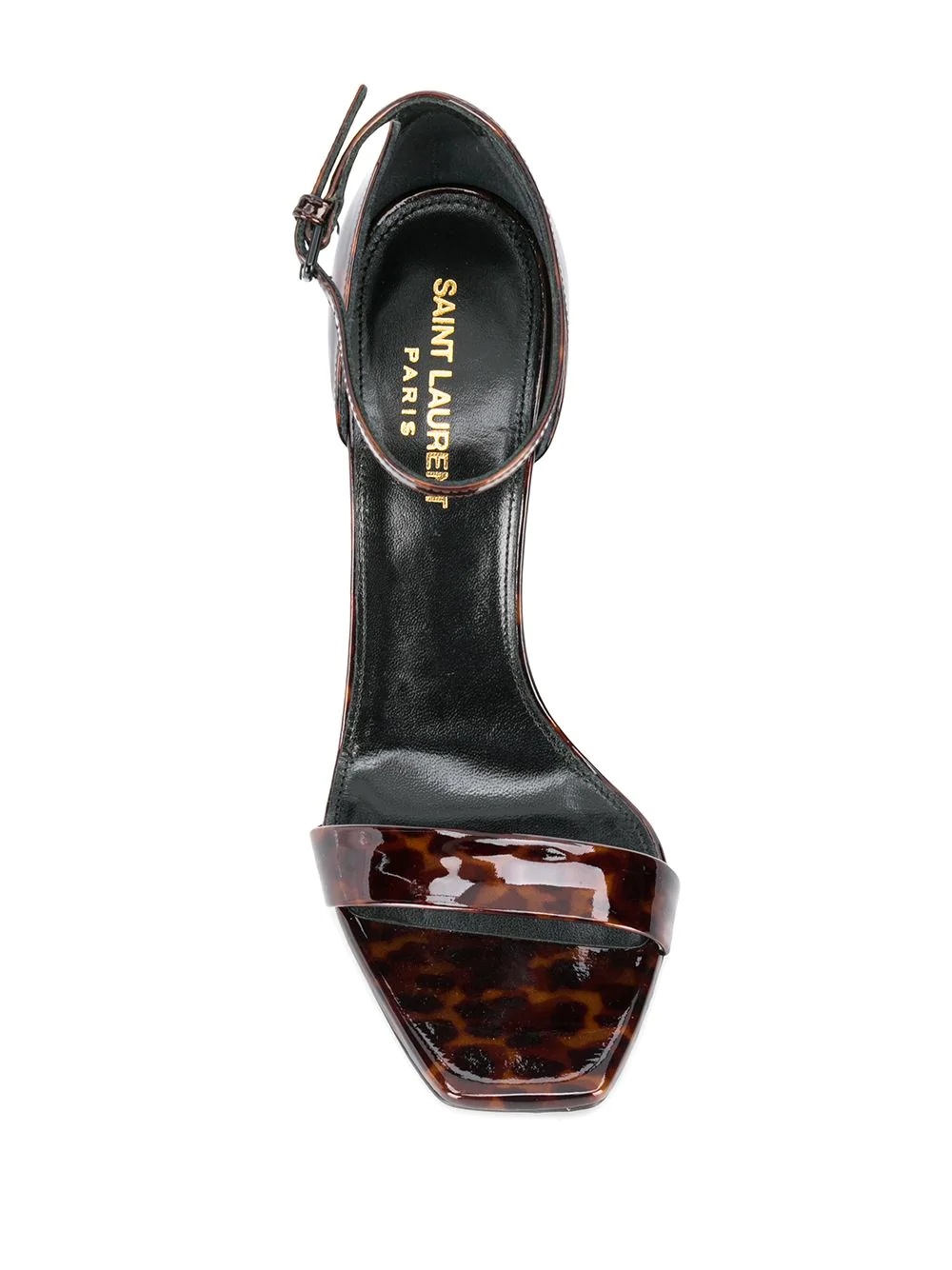 tortoiseshell effect sandals - 4