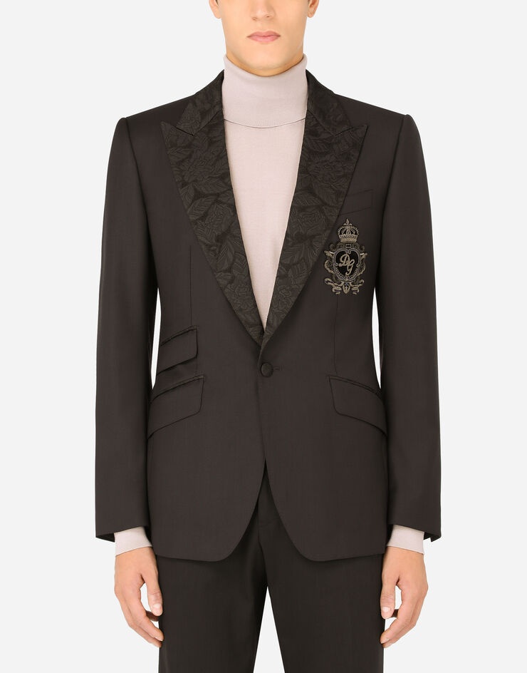 Sicilia tuxedo jacket with patch - 1