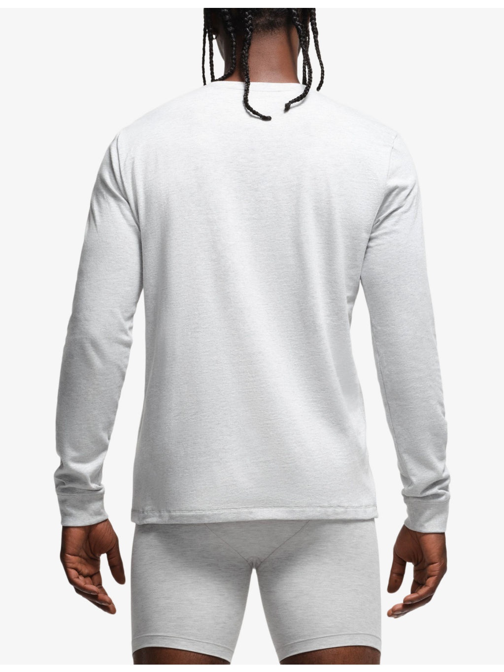 Long-sleeve crewneck cotton-jersey T-shirt - 4