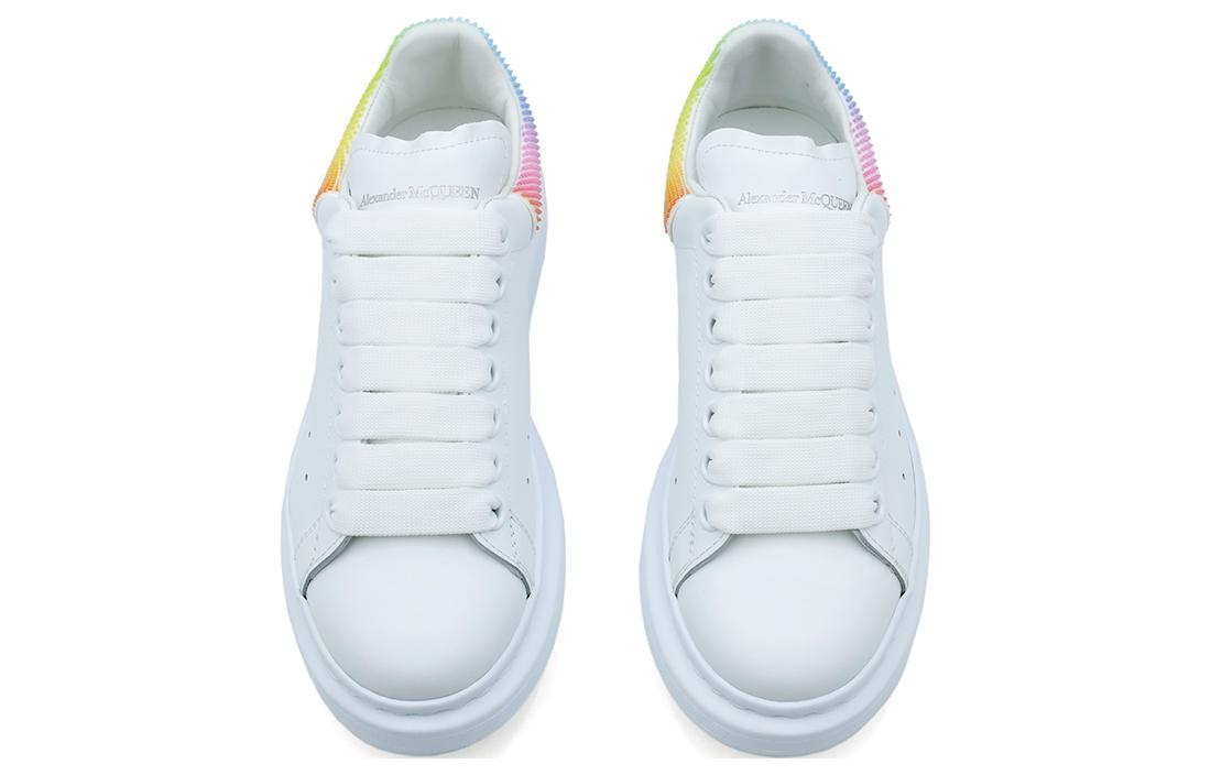 (WMNS) Alexander McQueen Larry Oversized Low-Top Sneakers 'White Multi' 708070WICG49035 - 4