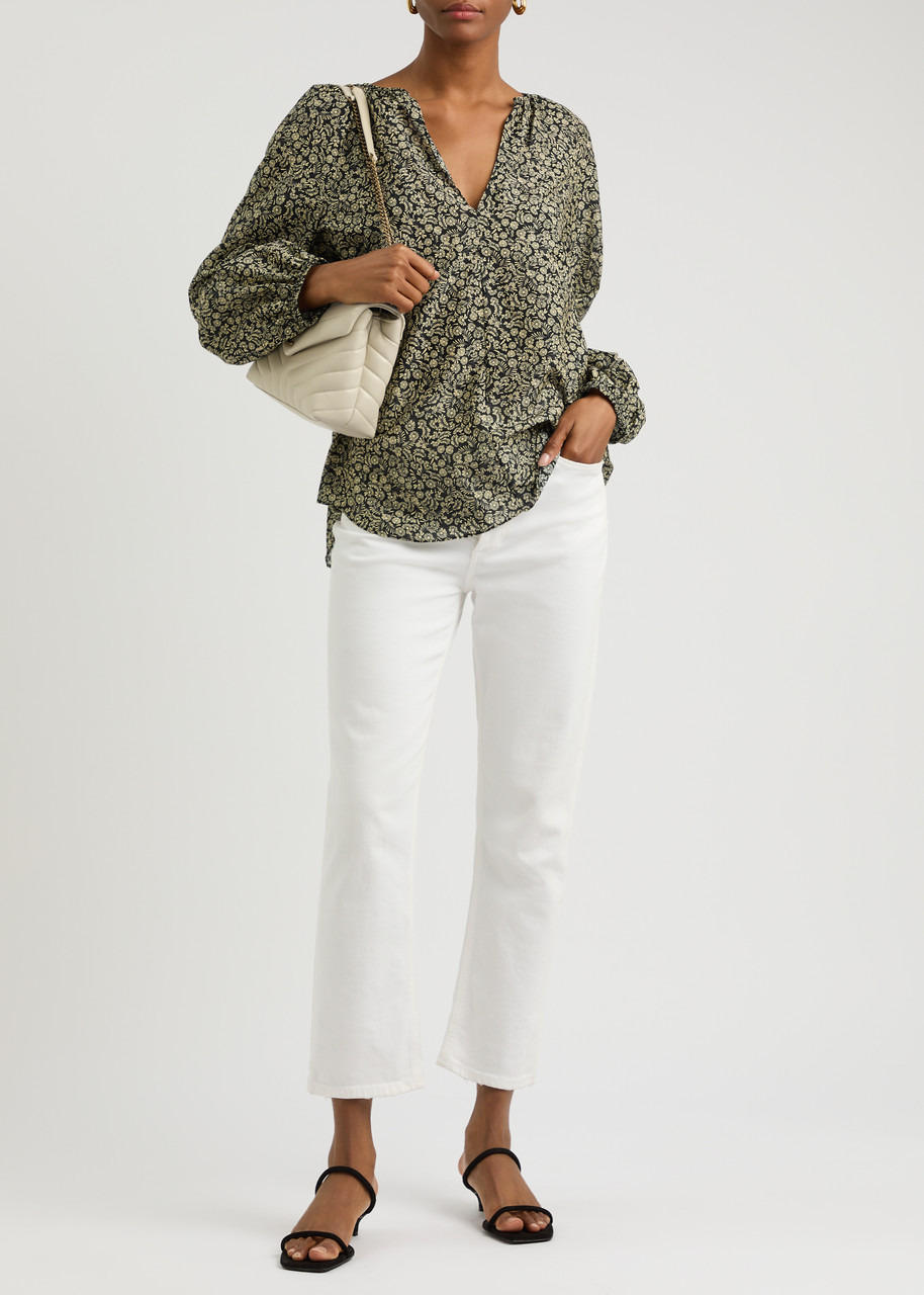 Matteau Voluminous Printed Cotton-blend Blouse - 4