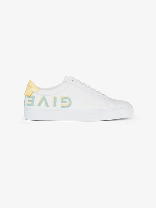 GIVENCHY REVERSE SNEAKERS IN LEATHER - 1