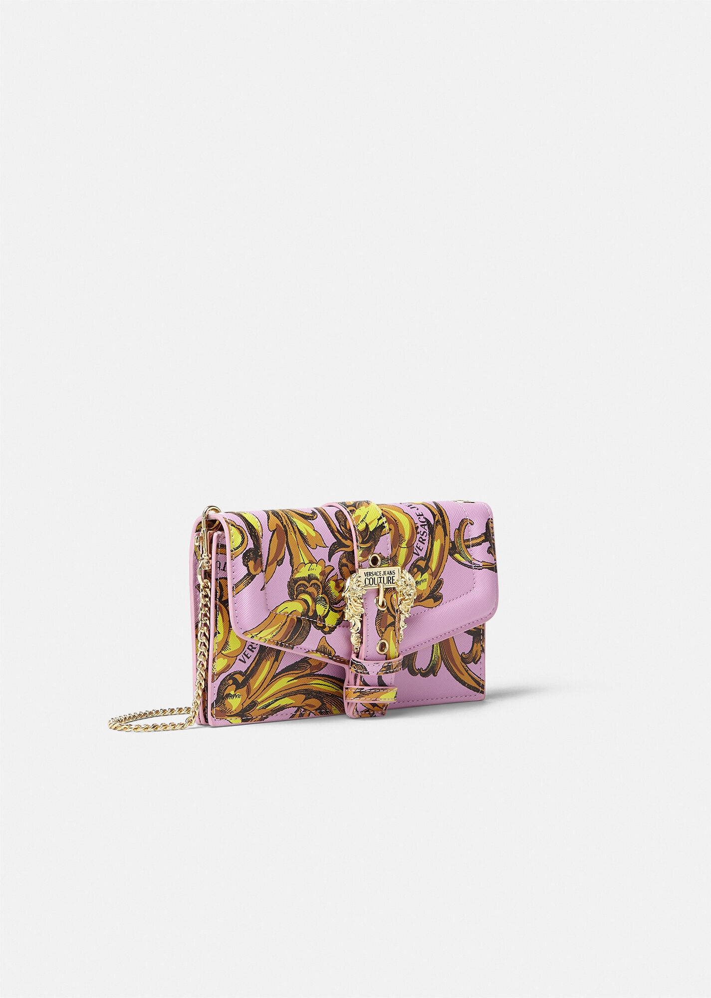 Regalia Baroque print Couture1 Chain Wallet - 4