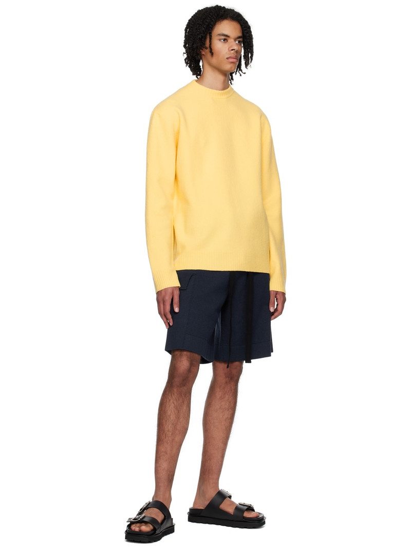 Jil Sander Yellow Crewneck Sweater outlook