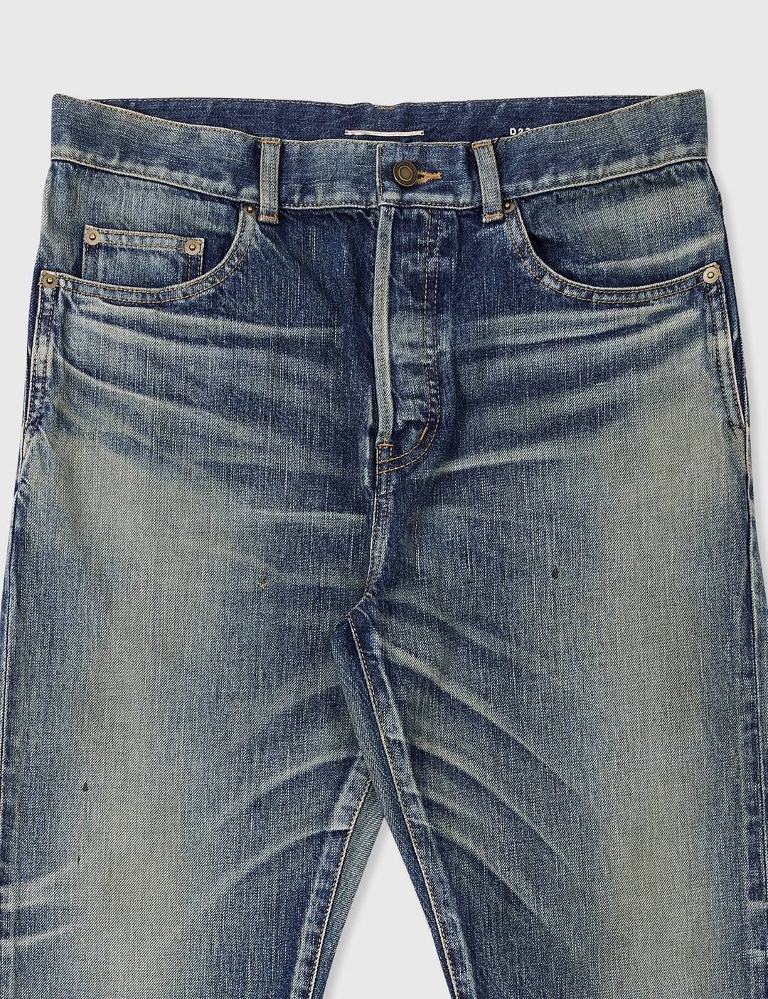 Straight-Fit Jeans In Dirty Winter Blue Denim - 5