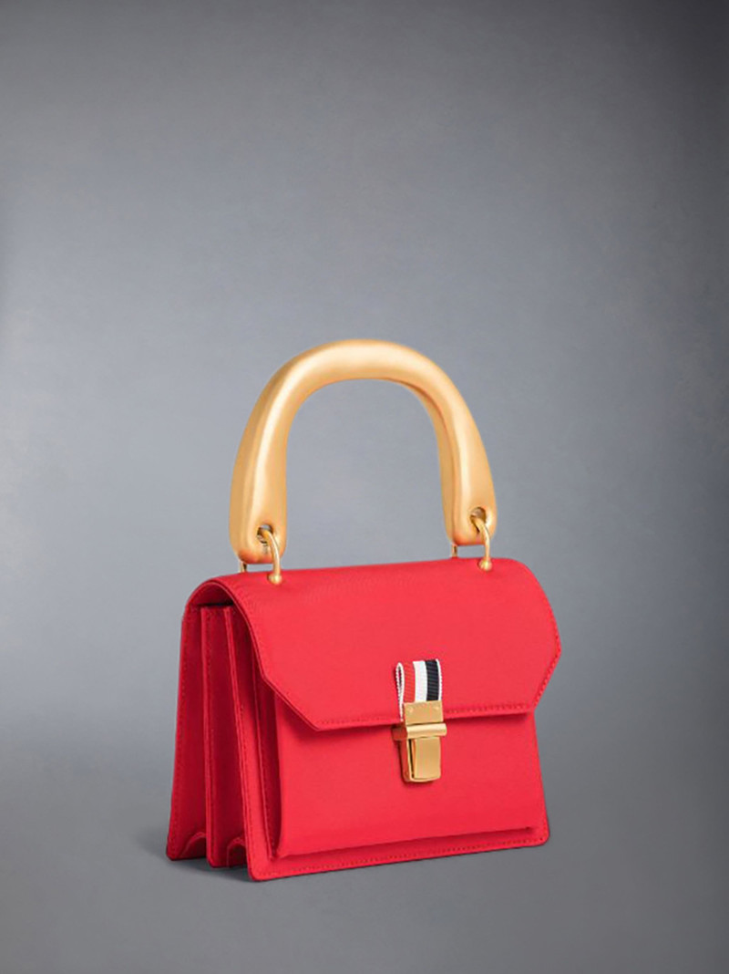 Taffeta Metal Handle Mini School Bag 3