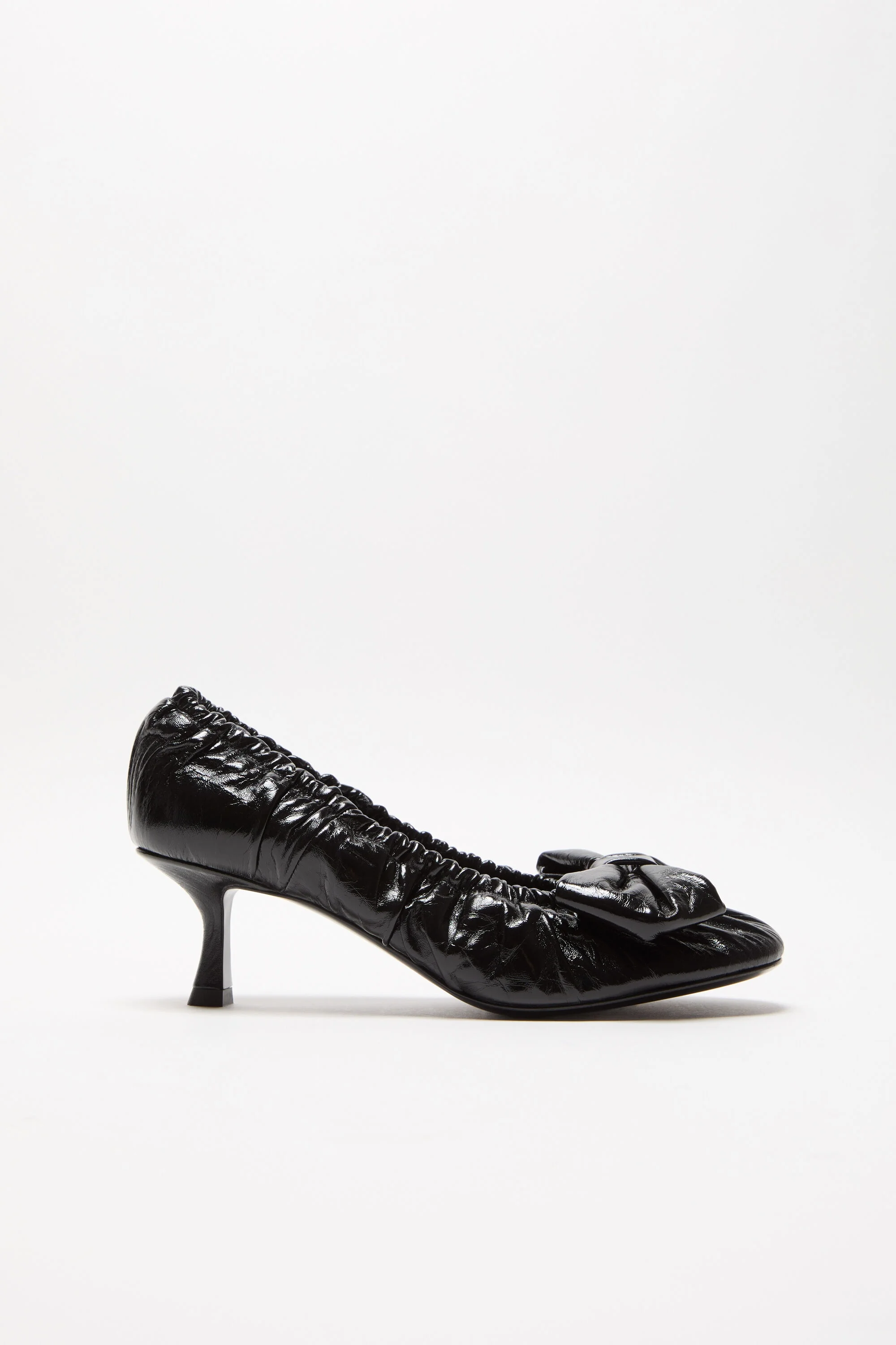 Leather heel shoes - Black - 1