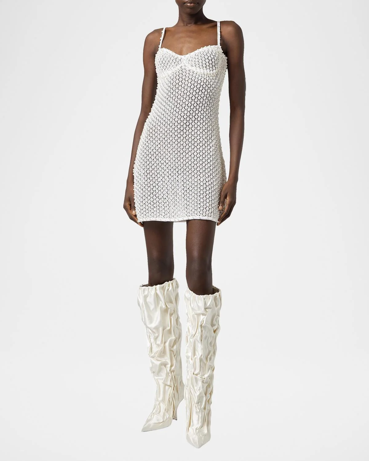 Act II: The Fall Of Icarus Abito Crochet Cotton Minidress - 1