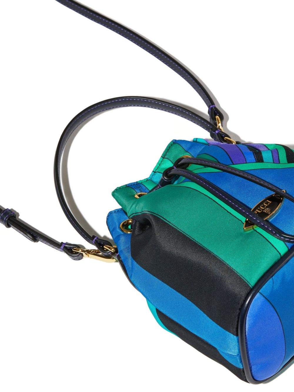 Yummy striped bucket bag - 4