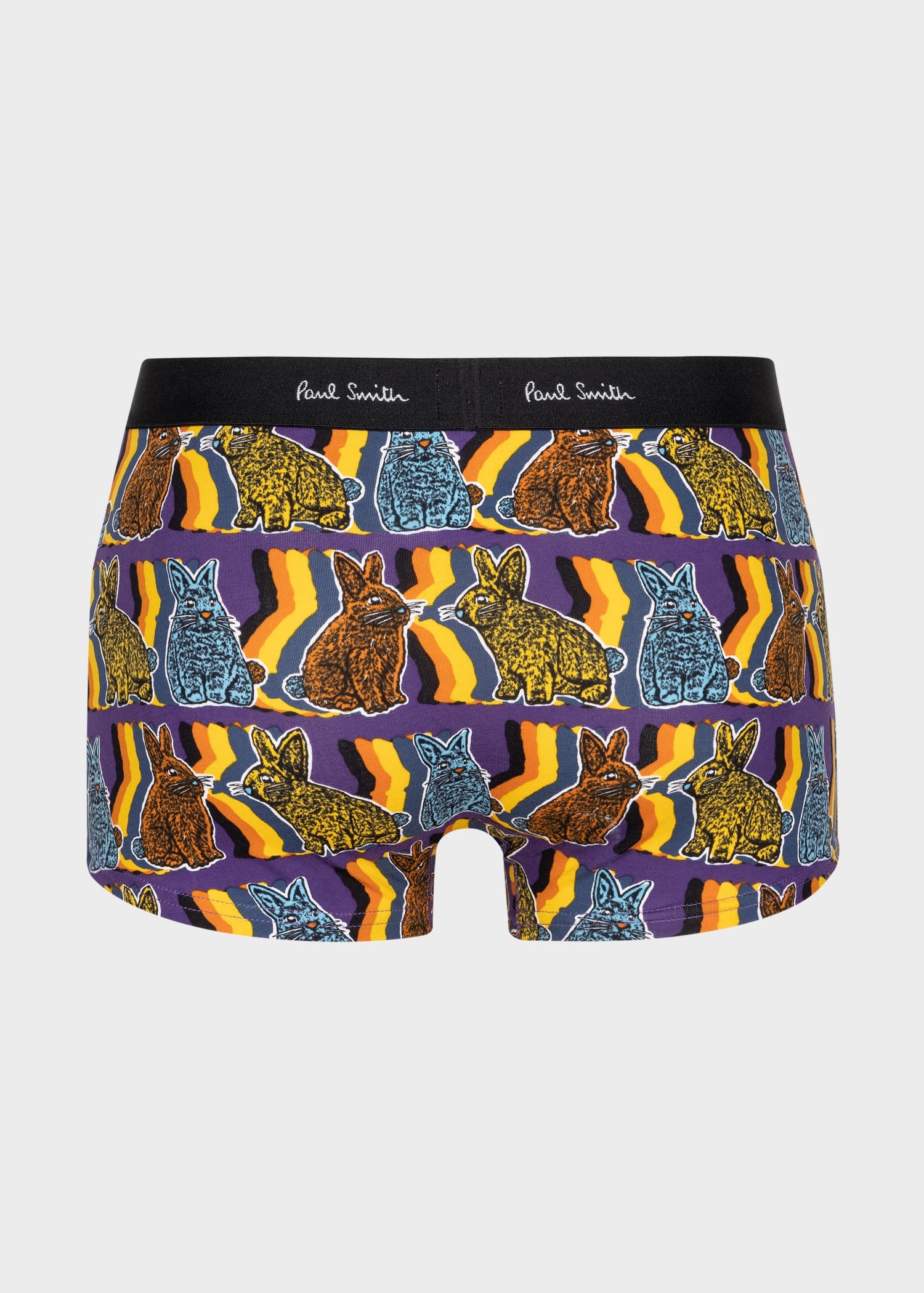 'Bunny Shadow' Print Low-Rise Boxer Briefs - 2