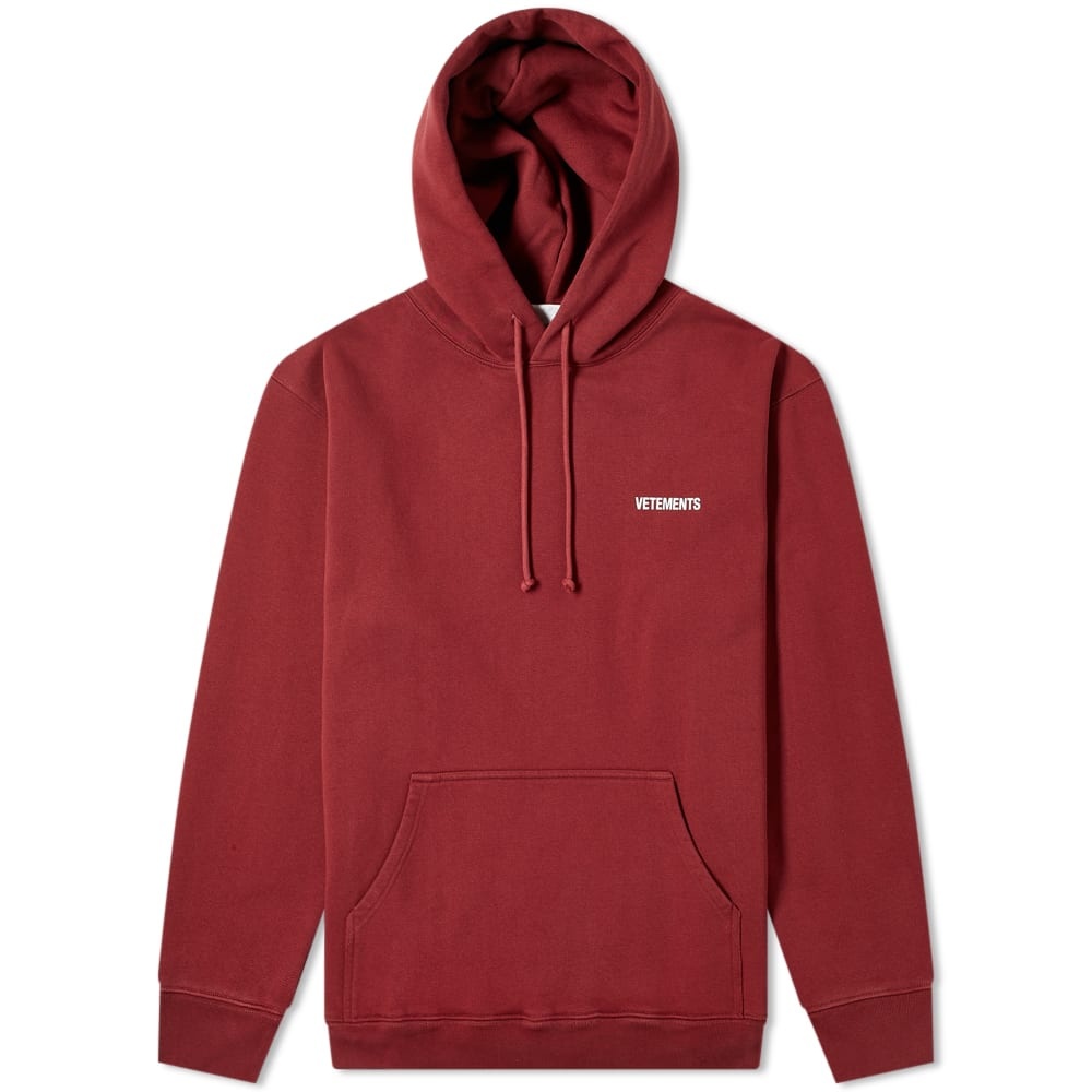 VETEMENTS Small Logo Popover Hoody - 1