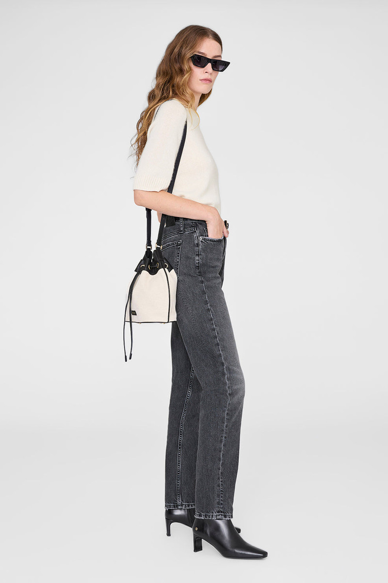 Mini Alana Bucket Bag - Natural 6
