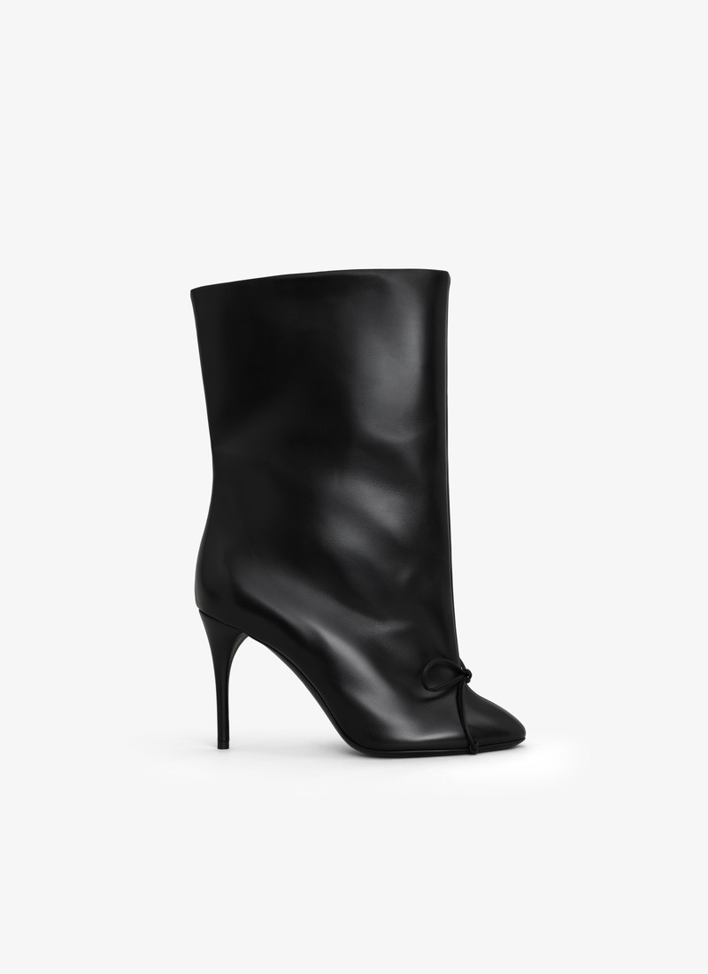 DECOLLETE LOW BOOTS IN LAMBSKIN - 1
