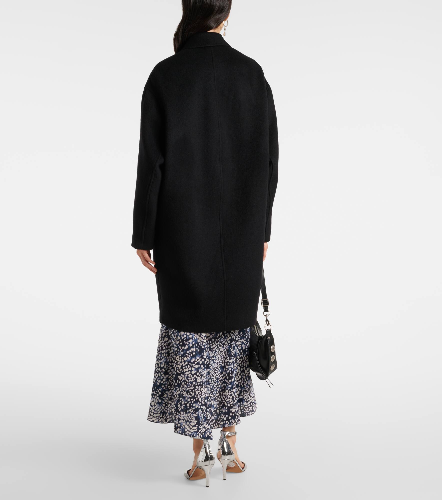 Efegozi wool, cashmere and silk coat - 3