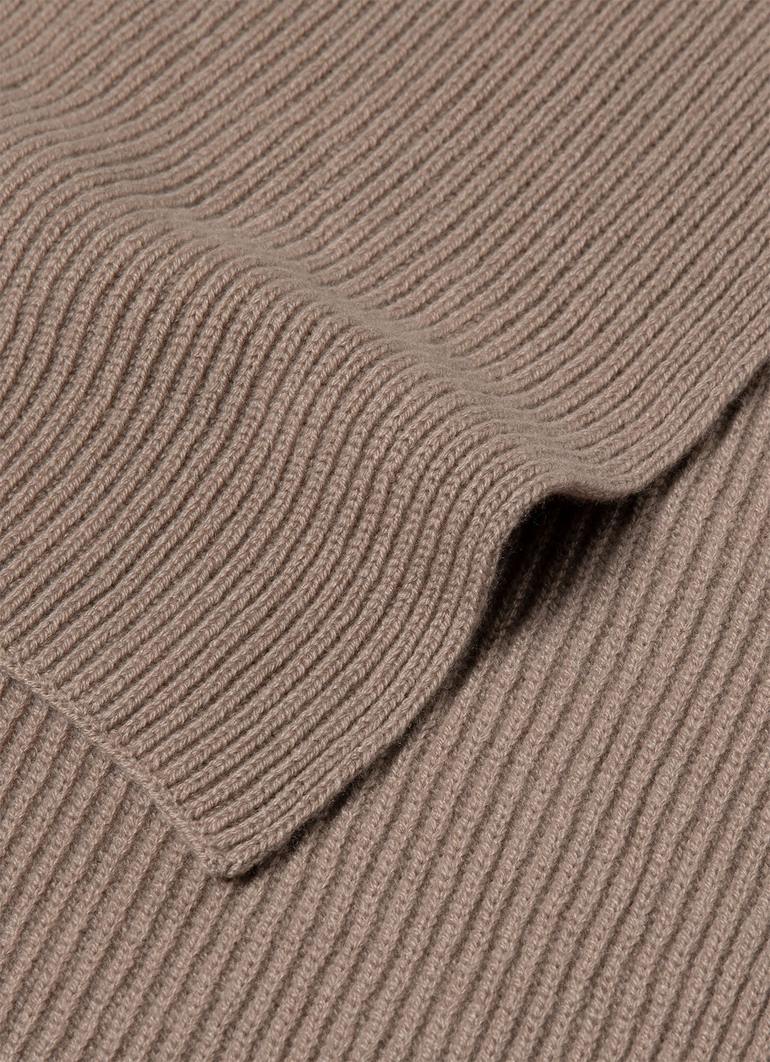 Cashmere Ribbed Scarf - 2