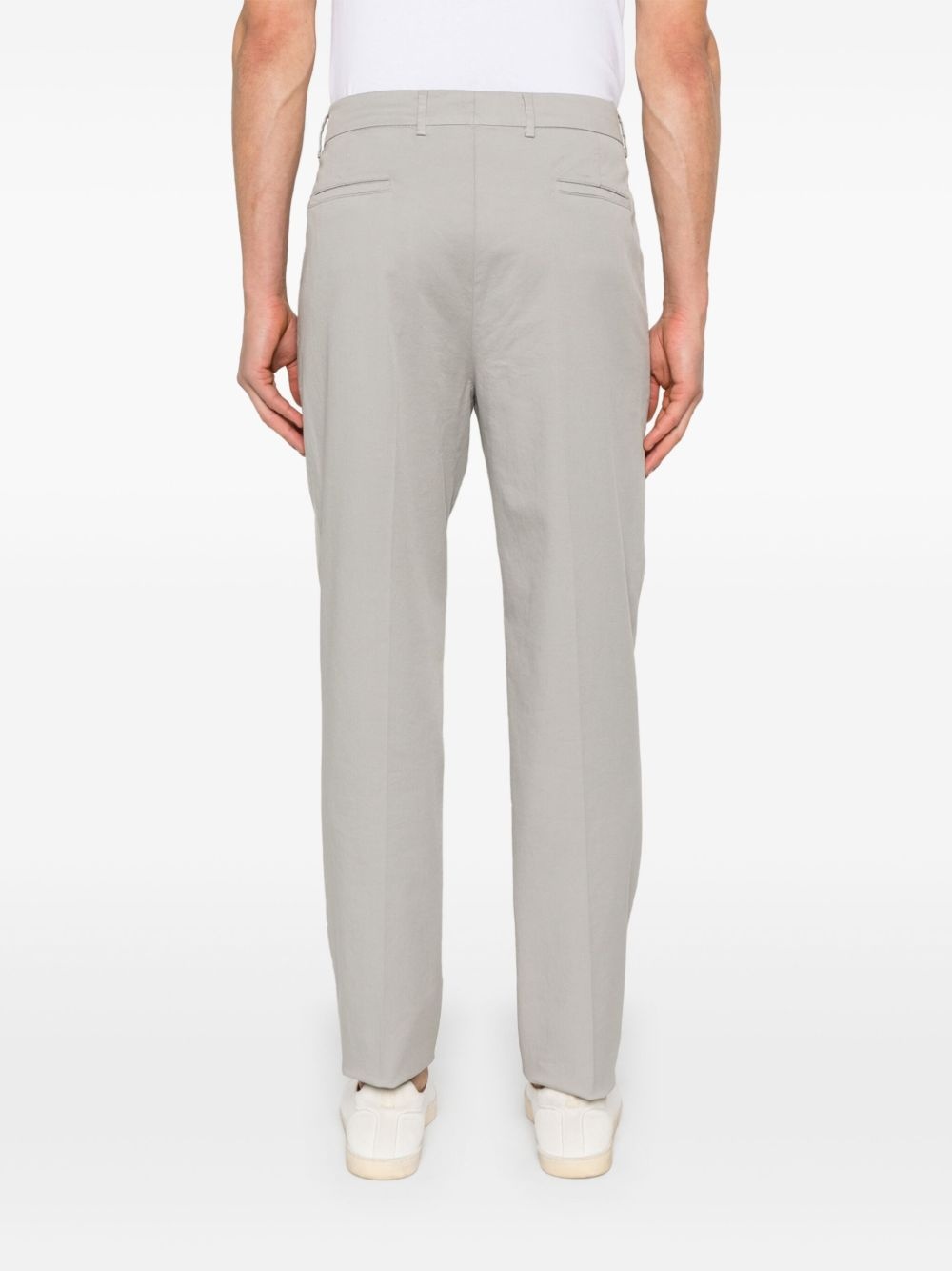 pleated tapered trousers - 4