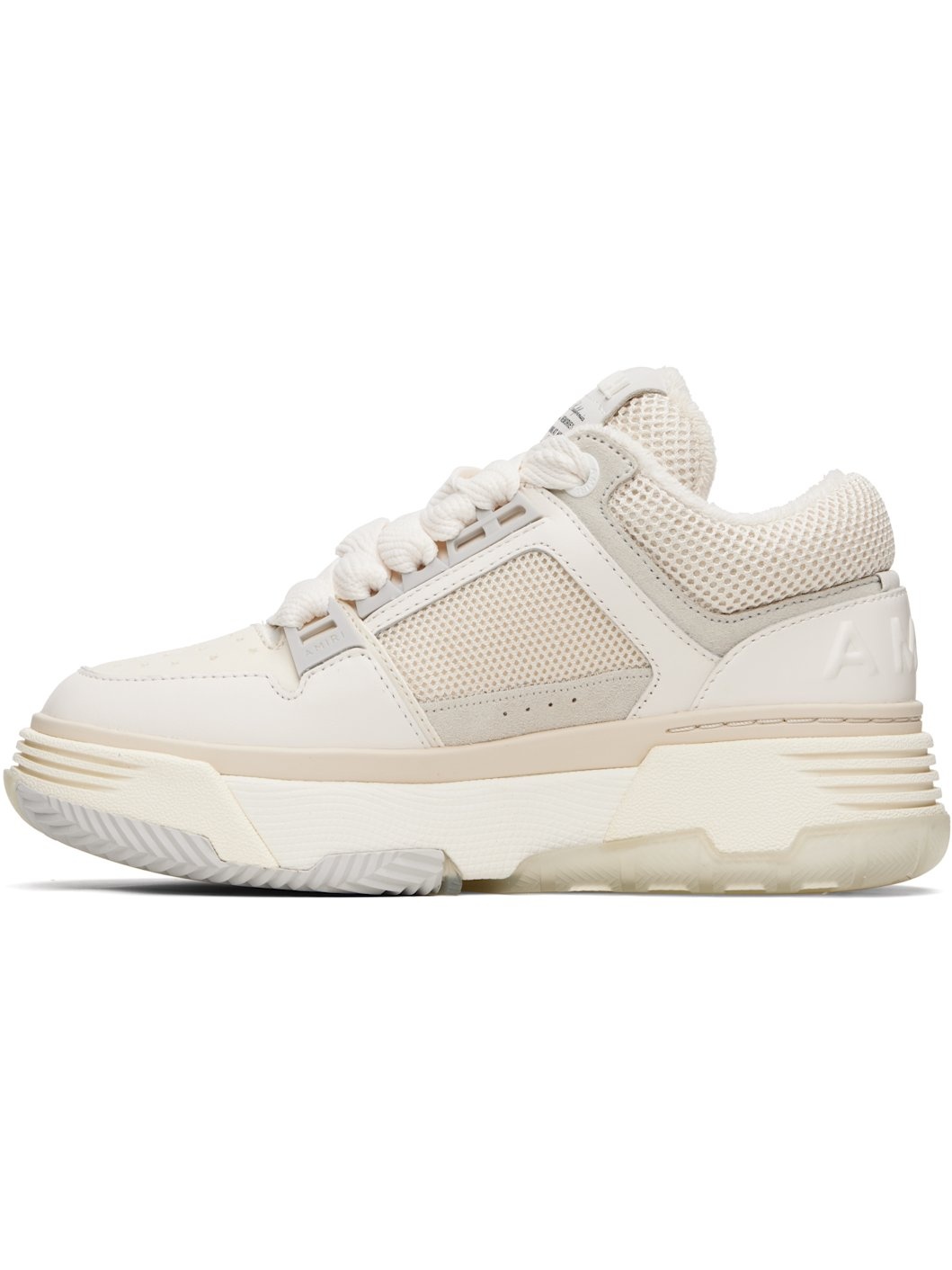 Beige & White MA-1 Sneakers - 3