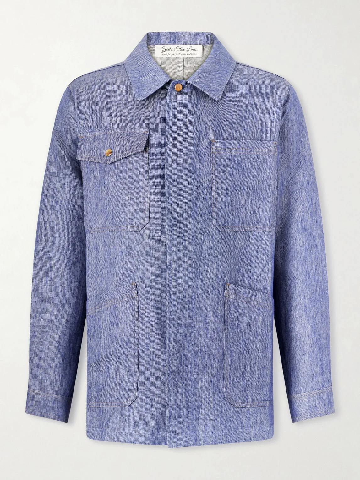 Linen Blouson Jacket - 1