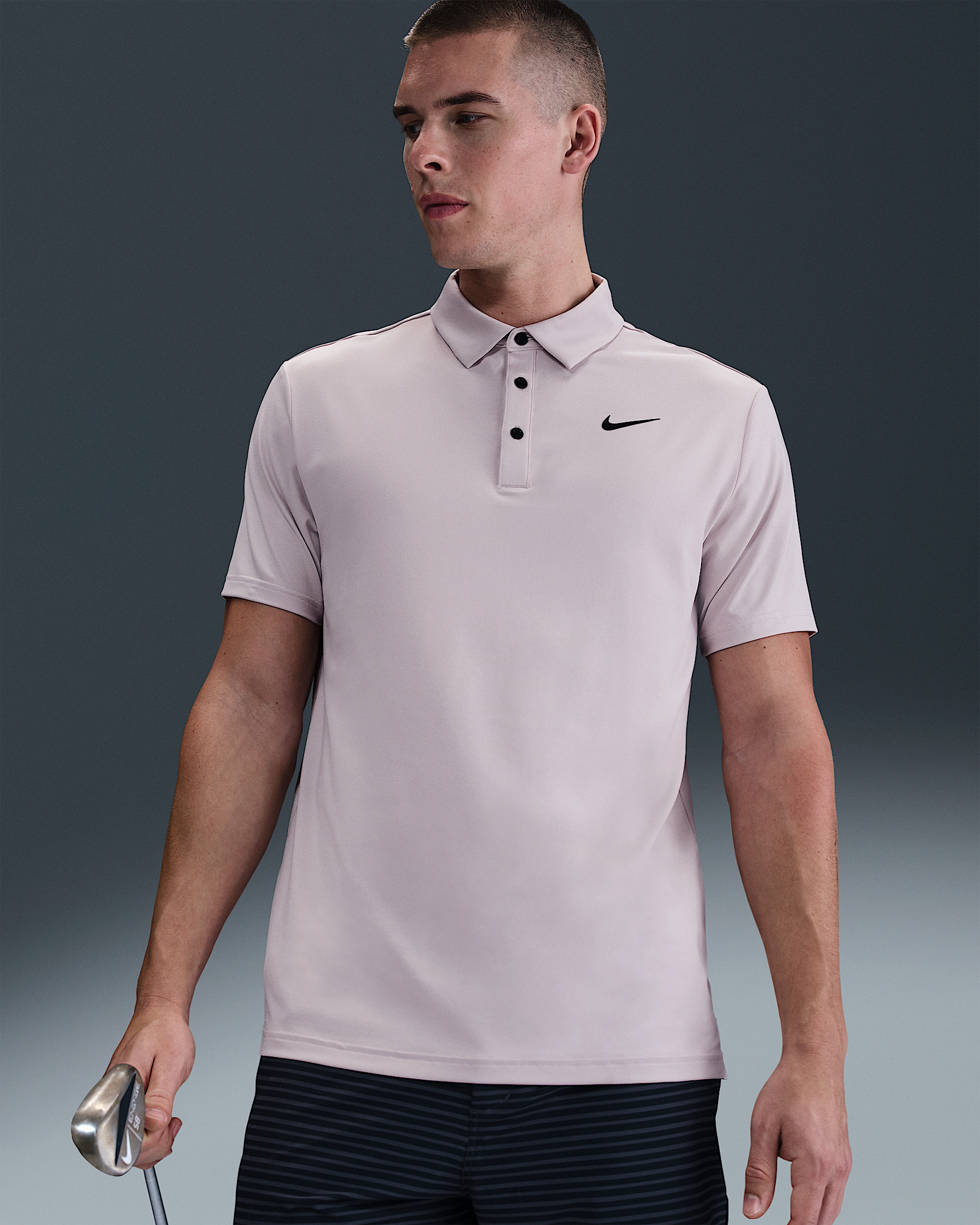 Nike Tour Men's Dri-FIT Heathered Golf Polo - 1