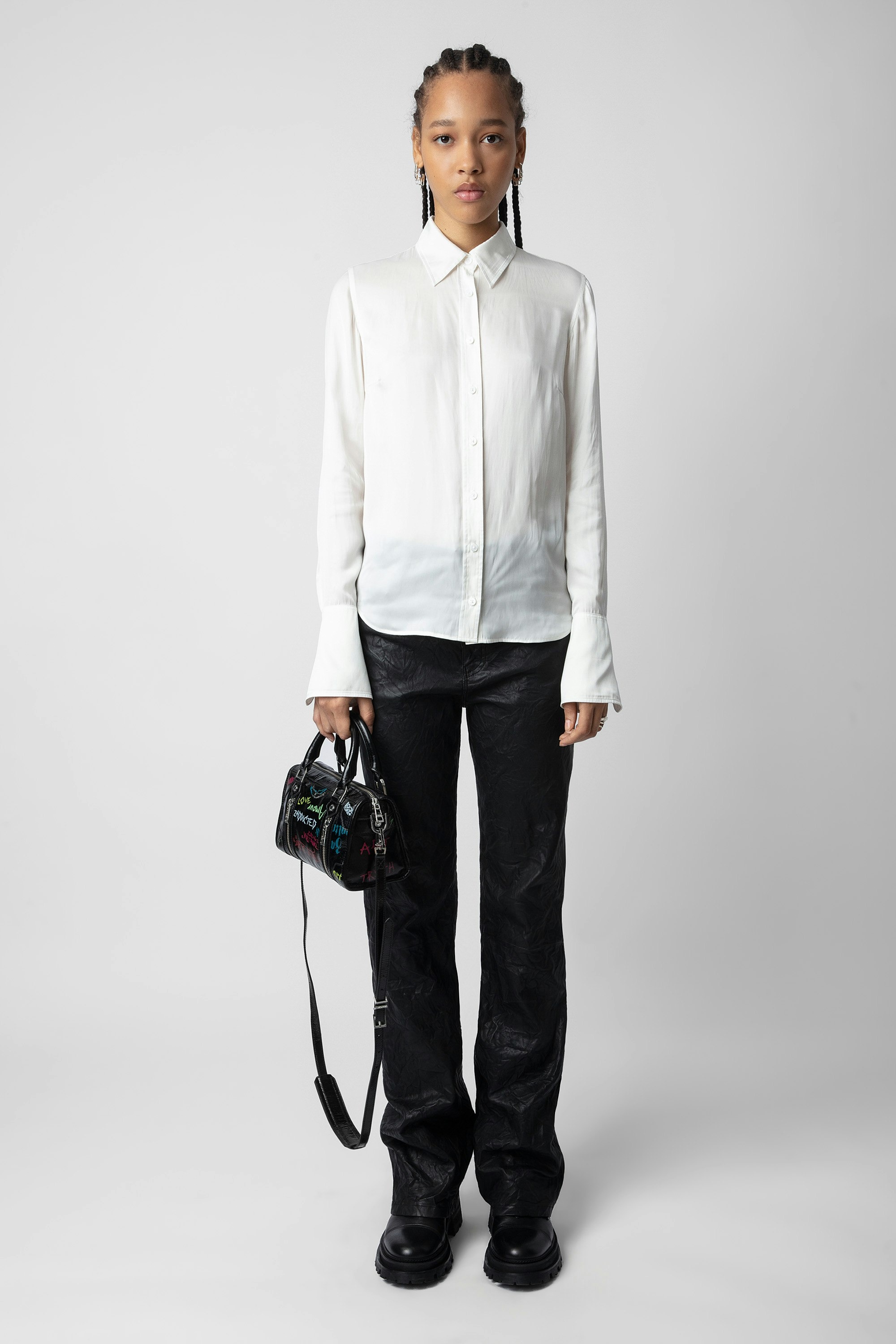 Tasko Satin Shirt - 3