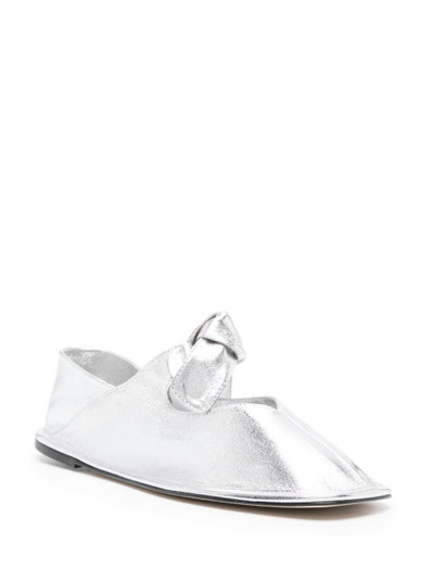 HEREU Llasada metallic ballerina shoes outlook