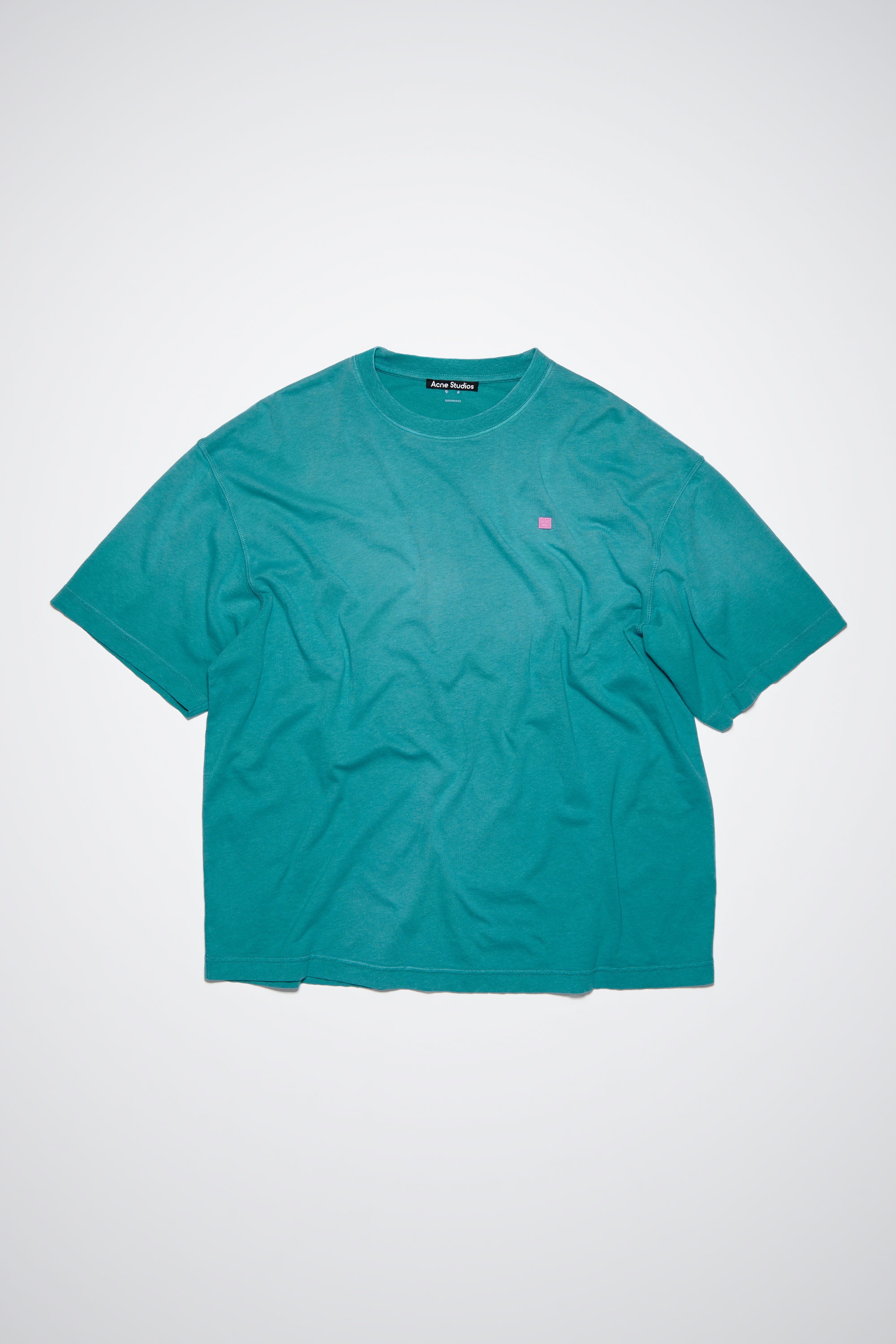 Crew neck t-shirt- Regular fit - Sea green - 1