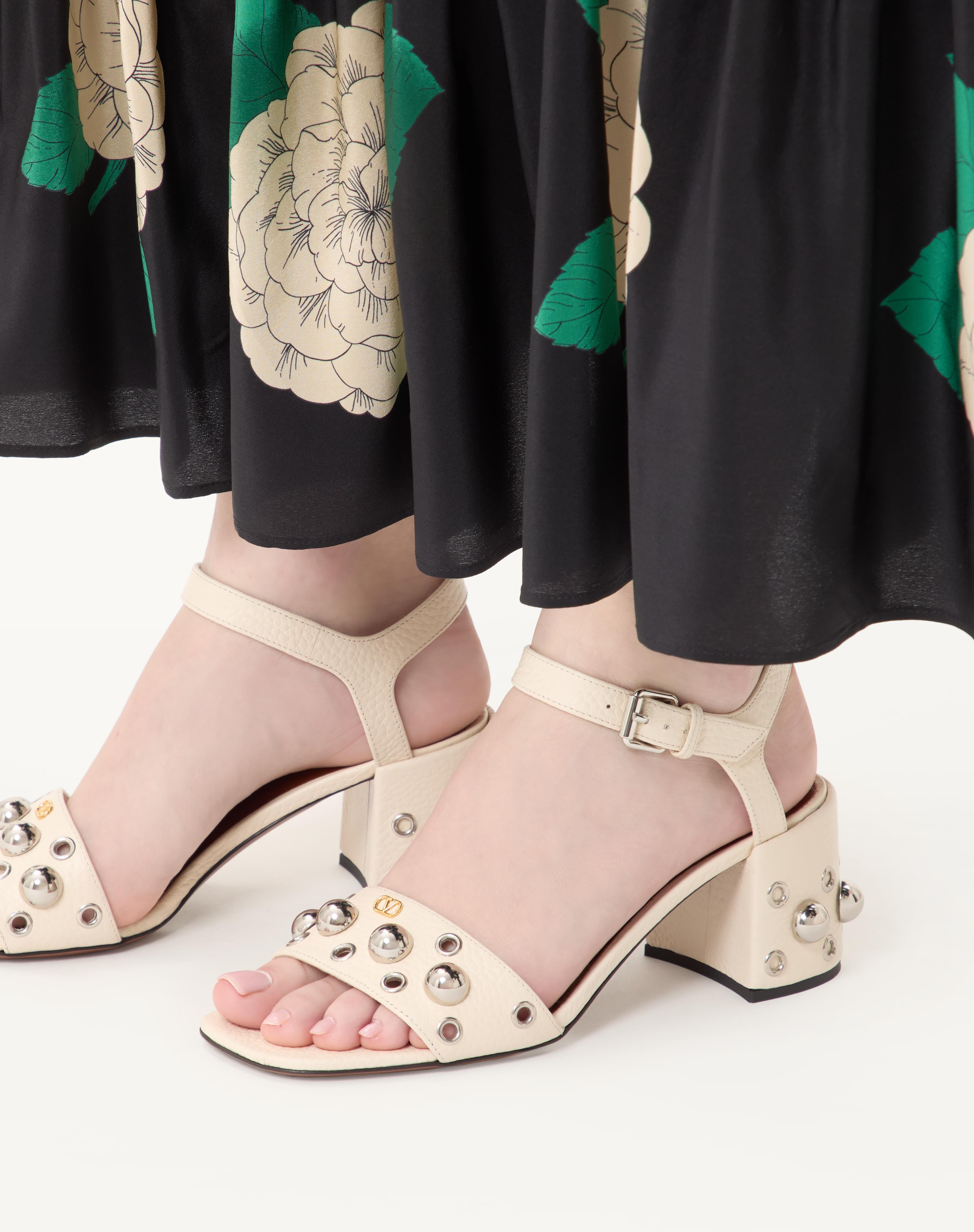 NELLCÔTE SANDAL IN GRAINY CALFSKIN 60MM - 2