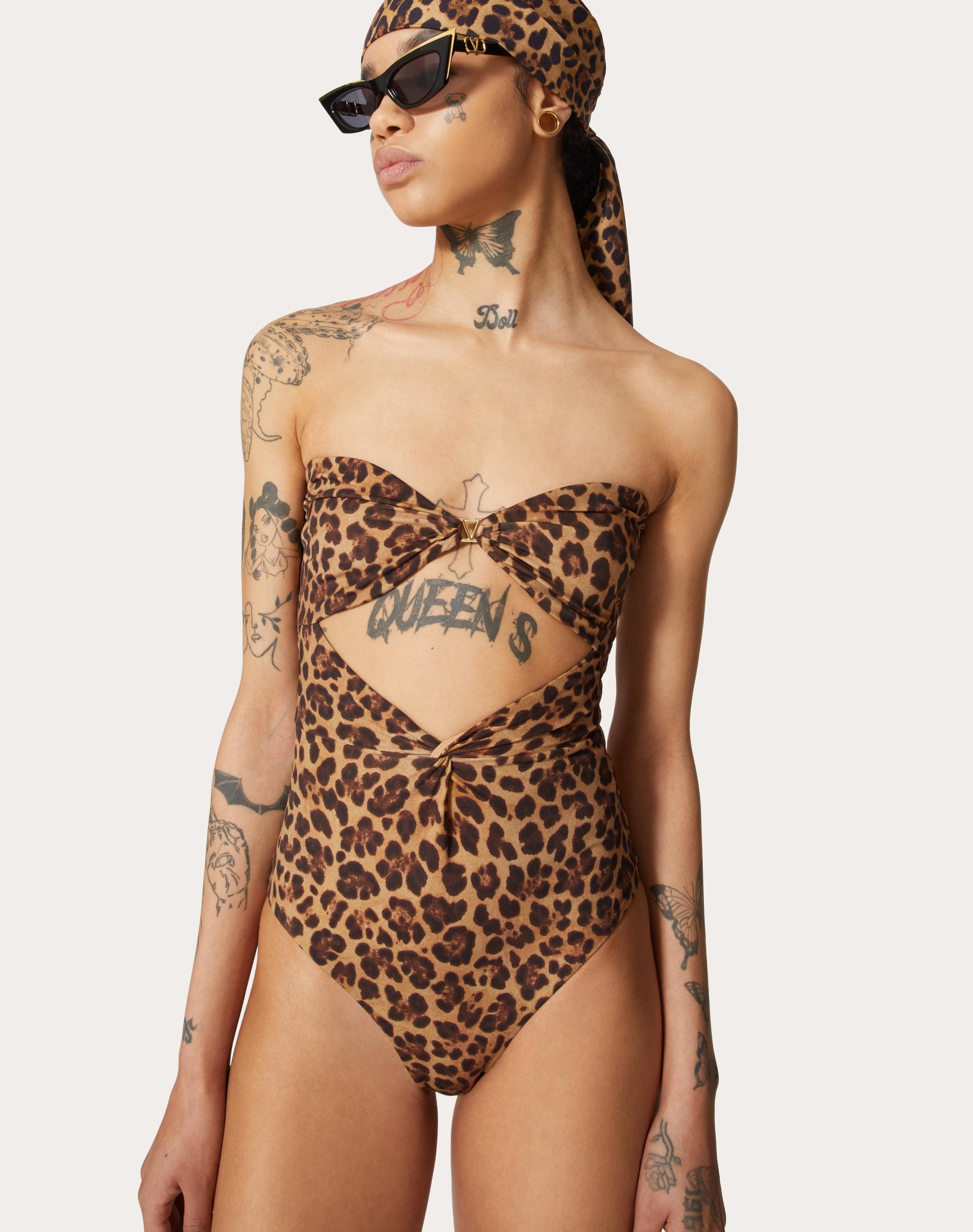 ANIMALIER LYCRA SWIMSUIT - 5