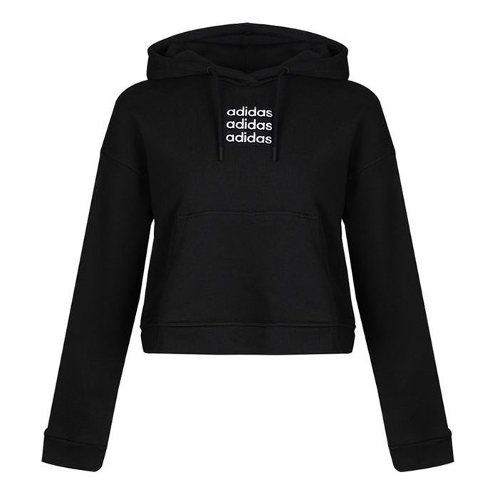 (WMNS) adidas Neo C+ Sweatshirts 'Black' GJ7935 - 1