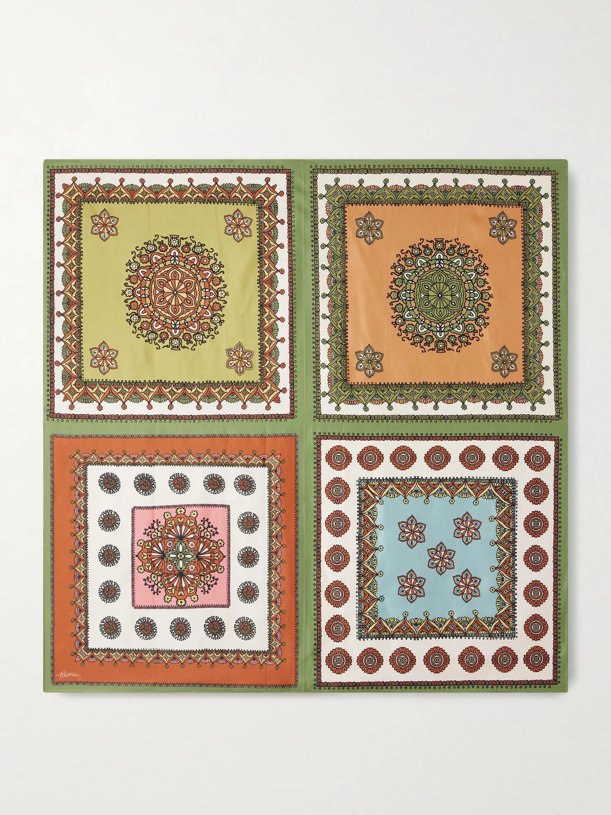 Printed Silk-twill Scarf - 1