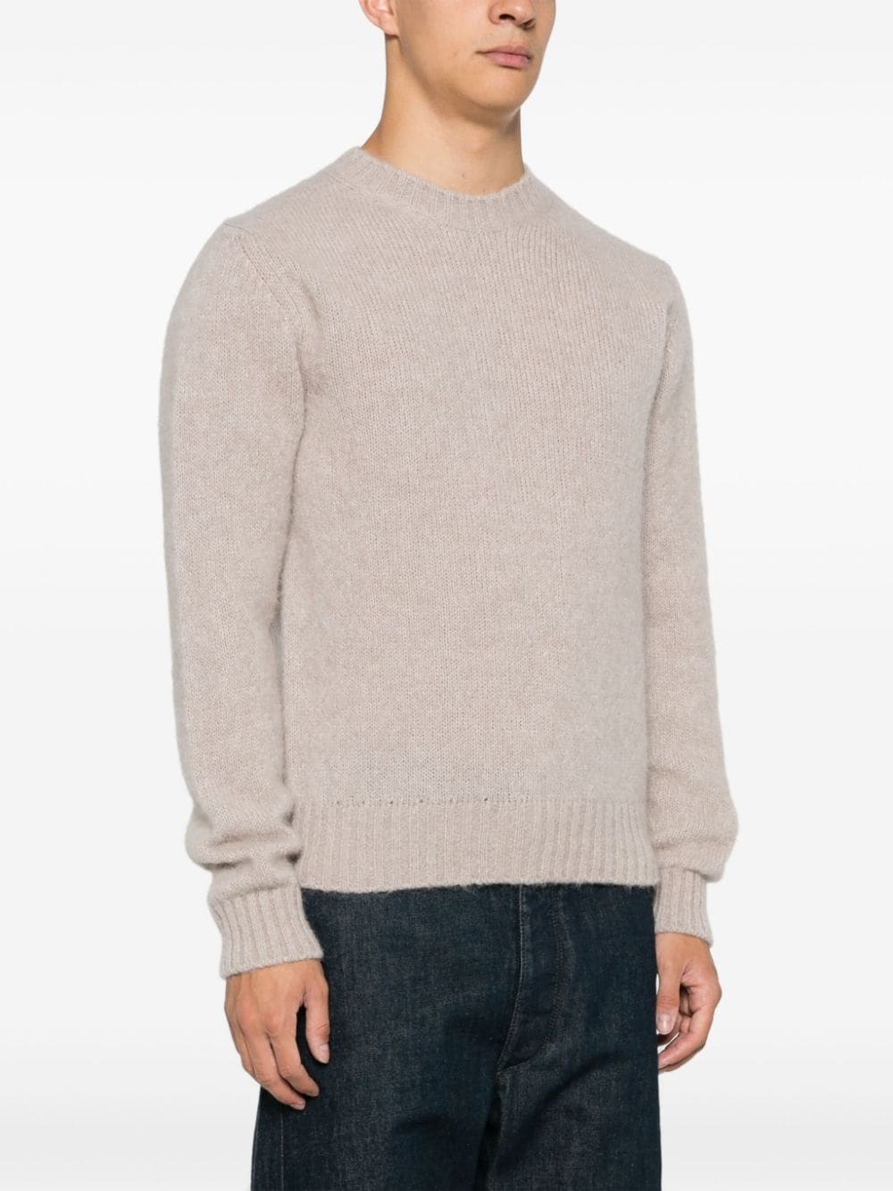 brushed-finish sweater - 3