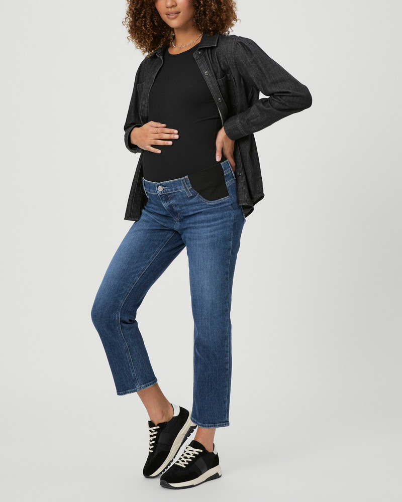 PAIGE Noella Maternity Straight Jean outlook