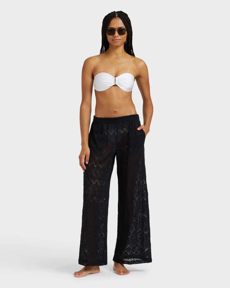 WOMEN BANDEAU SHINY STRETCH BIKINI TOP SOLID 7