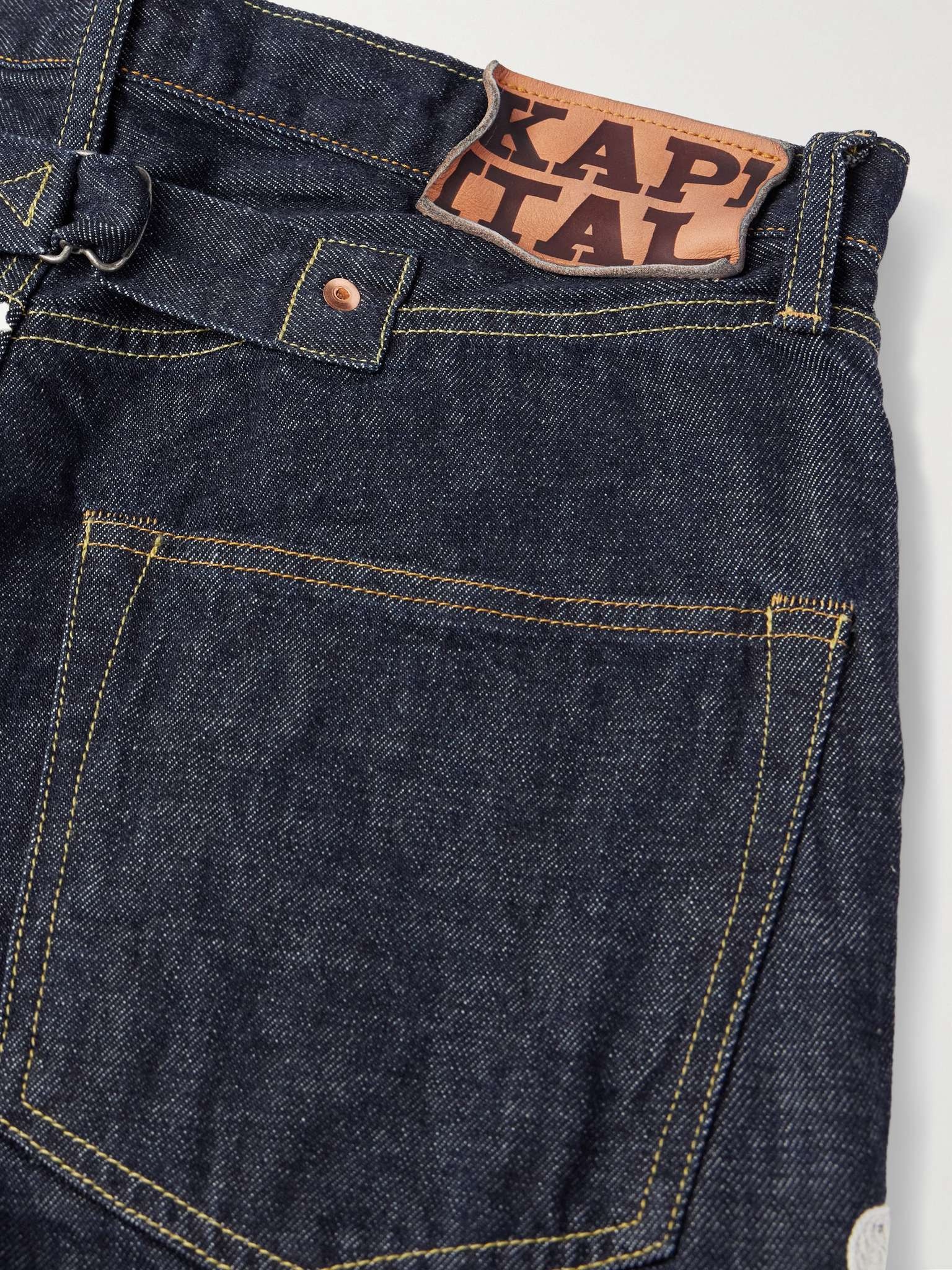 Mexican Tuxedo Okagilly Slim-Fit Crochet-Trimmed Jeans - 6