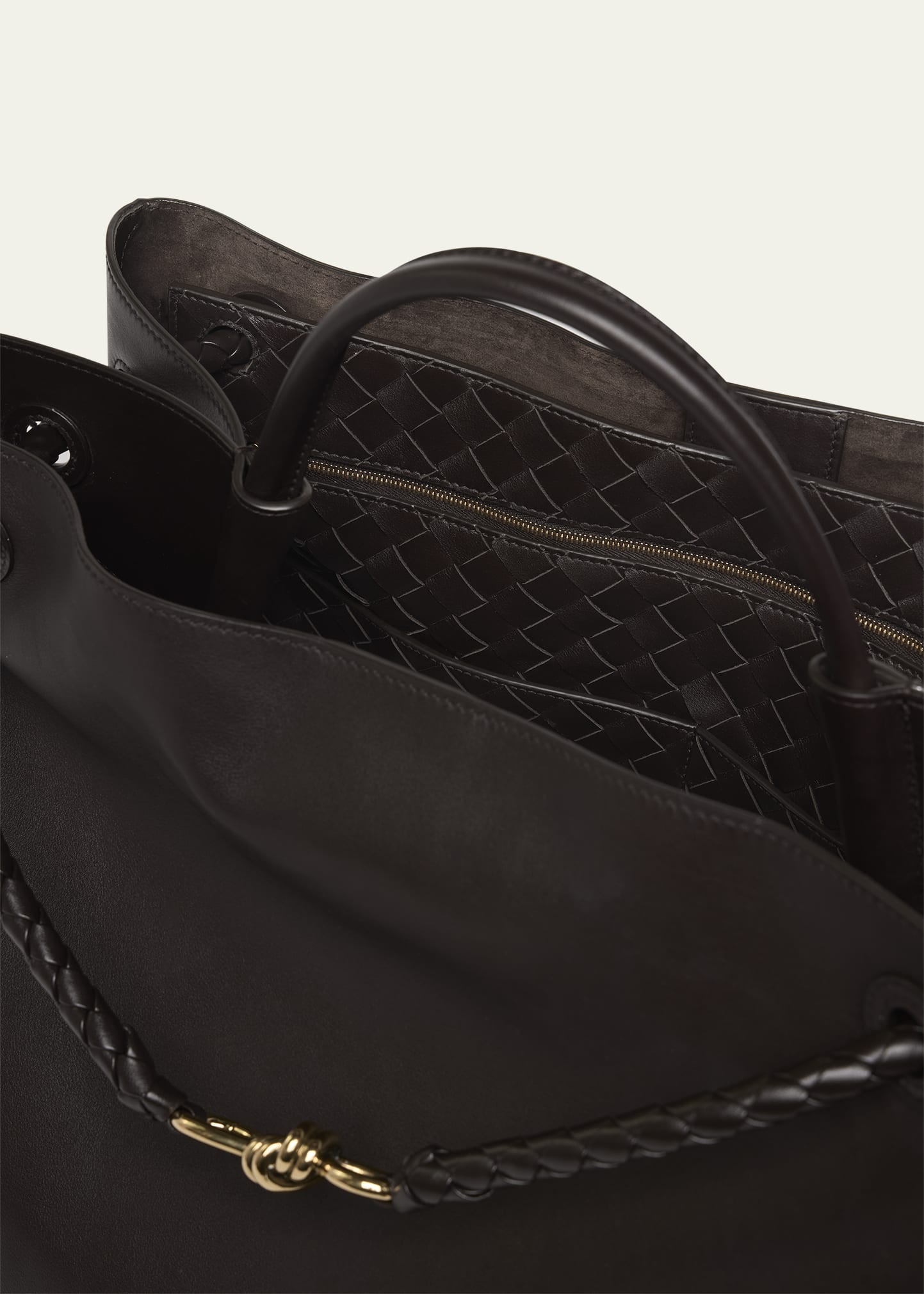 Andiamo Large Leather Tote Bag - 4